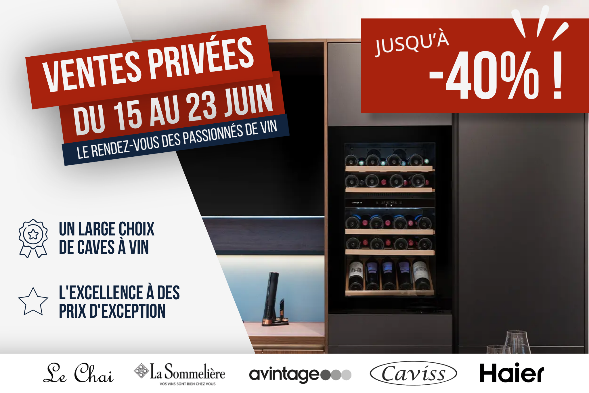 Ventes privées : Jusqu'à -40% !